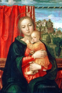 フィリッピーノ・リッピ Painting - 聖母子クリスチャン・フィリッピーノ・リッピ